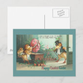 Gentleman Egg Buyer Chick  Pasen Feestdagenkaart (Voorkant / Achterkant)