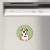 Gentleman Engels Bulldog Magnet voor Hondenliefheb (Insitu (Vaatwasser))