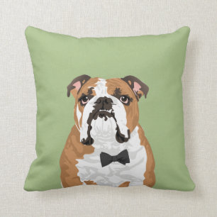 Gentleman English Bulldog Pillow voor Hondenliefhe Kussen