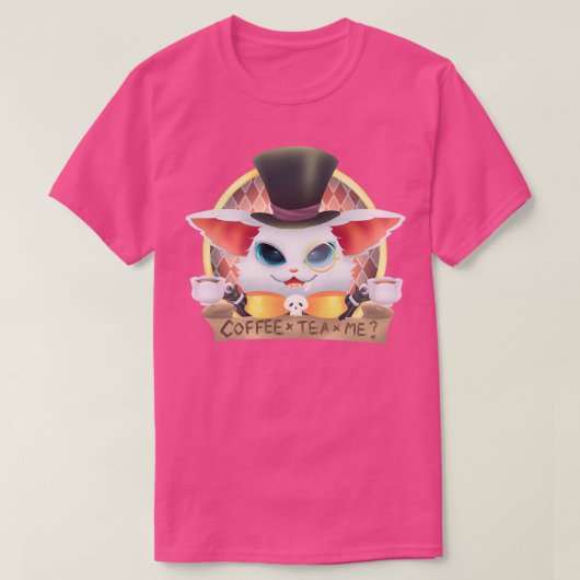 Gentleman Fluff Coffee Tea of Me T-shirt (Design voorkant)