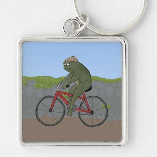 Gentleman Frog op een Sleutelhanger (Voorkant)