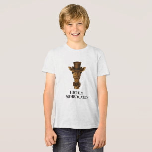 Gentleman Giraffe – De zeer ophisticeerde Tri-Blend Shirt