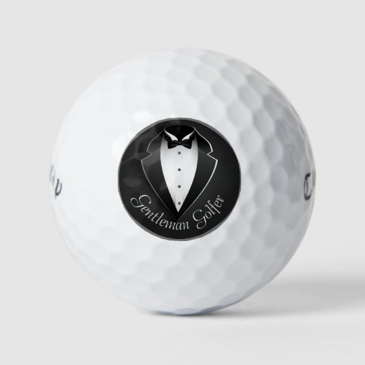 Gentleman Golfer Tuxedo Golfballen (Voorkant)