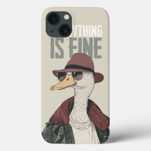 Gentleman Goose: Retro "Alles is in orde" Kunst Ca Case-Mate iPhone Case