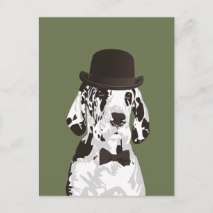Gentleman Great Dane Dog voor Hondenliefhebbers Briefkaart