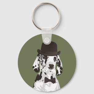 Gentleman Great Dane Dog voor Hondenliefhebbers Sleutelhanger
