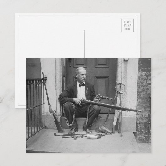 Gentleman Gunslinger, 1927 Briefkaart (Voorkant / Achterkant)