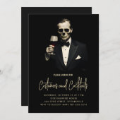 Gentleman Halloween Kostuum Party Uitnodiging (Voorkant / Achterkant)