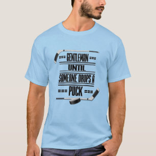 Gentleman Ice Hockey Humor T-shirt