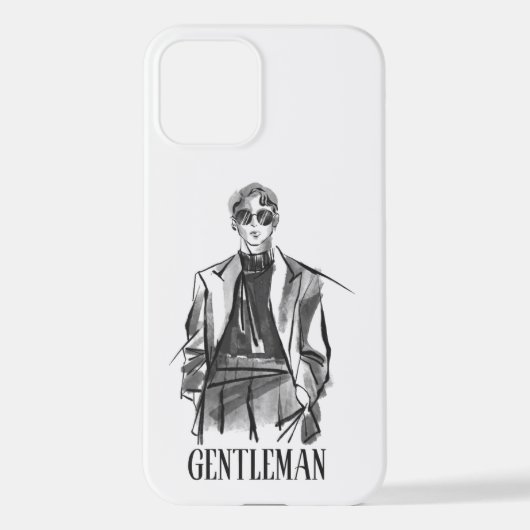 Gentleman iPhone Hoesje (Achterkant)
