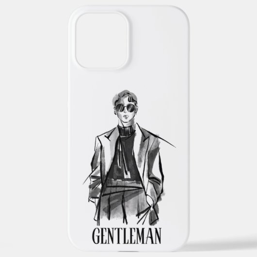 Gentleman iPhone Hoesje (Achterkant)