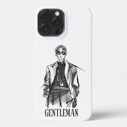 Gentleman iPhone Hoesje (Achterkant)
