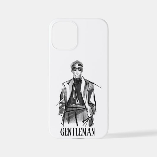 Gentleman iPhone Hoesje (Achterkant)