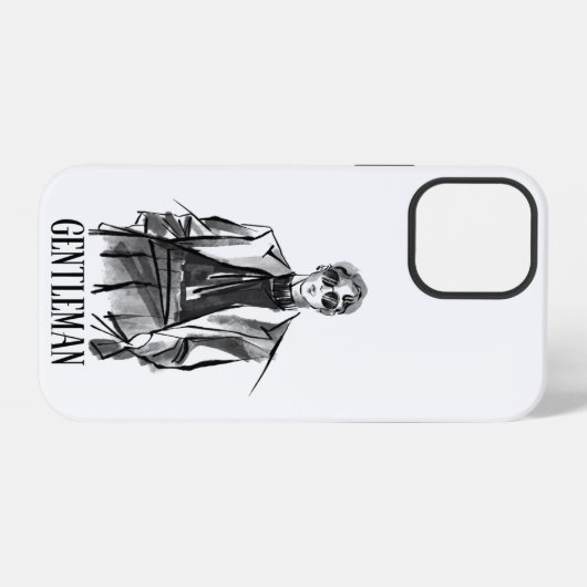 Gentleman iPhone Hoesje (Achterkant horizontaal)