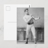 Gentleman Jim Corbitt Briefkaart (Voorkant / Achterkant)