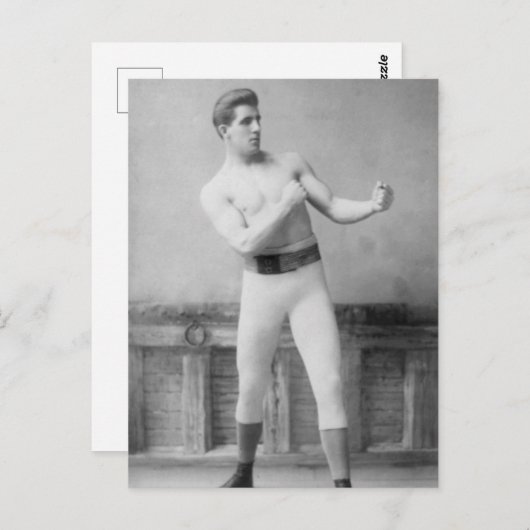 Gentleman Jim Corbitt Briefkaart (Voorkant / Achterkant)