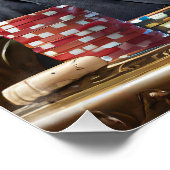 Gentleman Kat, Fancy kat spelen Poker Perfect Poster (Hoek)