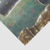 Gentleman Kat, Fancy kat spelen Poker Tissuepapier (Detail)