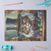 Gentleman Kitty, Fancy Kat speelt Poker Tissuepapier (Craft)