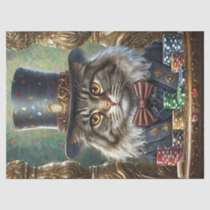 Gentleman Kitty, Fancy Kat speelt Poker Tissuepapier