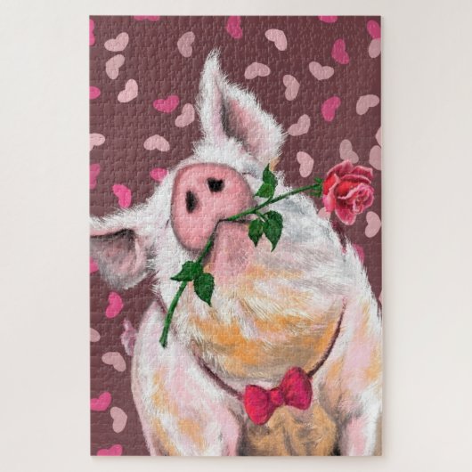 Gentleman Pig - Love Legpuzzel (Verticaal)