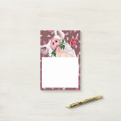Gentleman Pig - Romantic - Funny - Post-it® Notes (Op bureau)