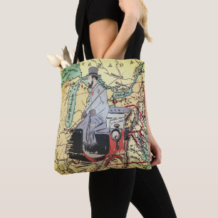 Gentleman reist in een buggy tote bag