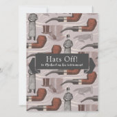 Gentleman Retirement Party of Birthday  Kaart (Achterkant)