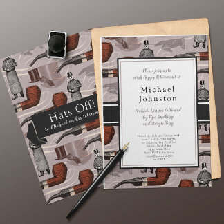 Gentleman Retirement Party of Birthday  Kaart