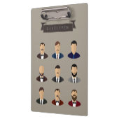 Gentleman Retro Style Klembord (Links)