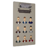 Gentleman Retro Style Klembord (Rechts)