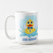 Gentleman Rubber Duck Coffee Mok (Links)