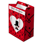 Gentleman’s bewerkbare Vaderdag Gift Bag Medium Cadeauzakje (Achterkant Gekanteld)