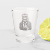 Gentleman Sasquatch - Funny Bigfoot Shot Glas (Achterkant)