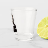 Gentleman Sasquatch - Funny Bigfoot Shot Glas (Rechts)
