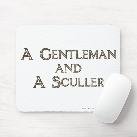Gentleman & Sculler Mousepad Muismat (Met muis)