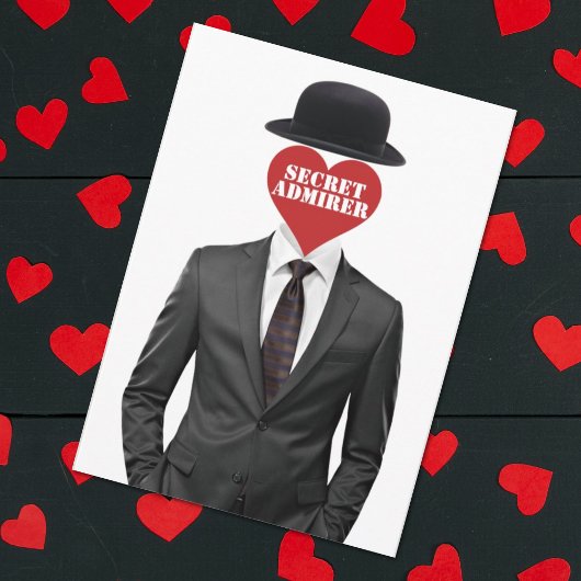 Gentleman Secret Admirer Feestdagen Kaart