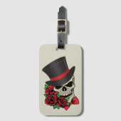 Gentleman Skull Bagagelabel (Voorkant (verticaal))