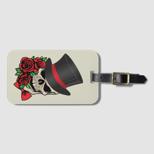 Gentleman Skull Bagagelabel (Voorkant (horizontaal))