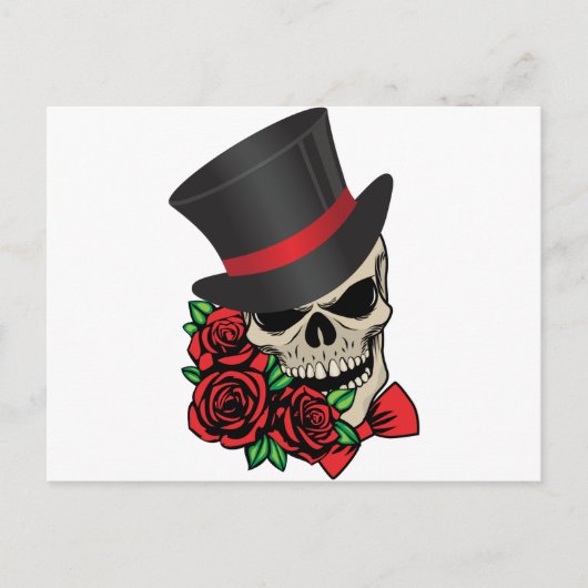 Gentleman Skull Briefkaart (Voorkant)