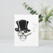Gentleman Skull Briefkaart (Staand voorkant)