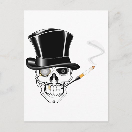 Gentleman Skull Briefkaart (Voorkant)