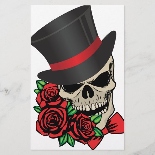 Gentleman Skull Briefpapier (Voorkant)