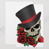 Gentleman Skull Briefpapier (Voorkant / Achterkant)