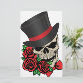 Gentleman Skull Briefpapier (Staand voorkant)