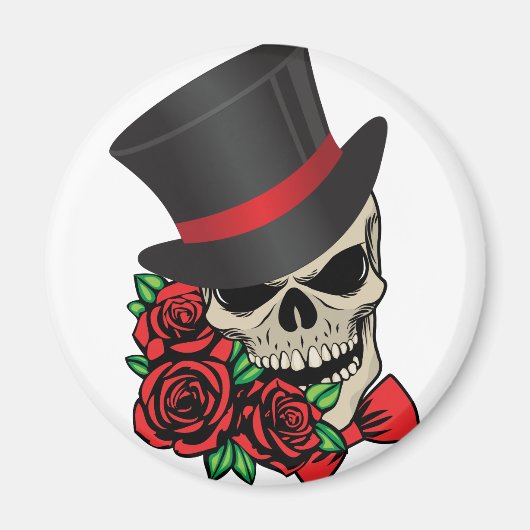 Gentleman Skull Magneet (Voorkant)