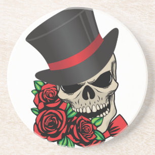 Gentleman Skull Zandsteen Onderzetter