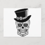 Gentleman Sugar Skull Briefkaart (Voorkant)
