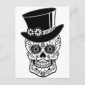 Gentleman Sugar Skull Briefkaart (Voorkant)