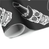 Gentleman Sugar Skull Cadeaupapier (Rol Hoek)